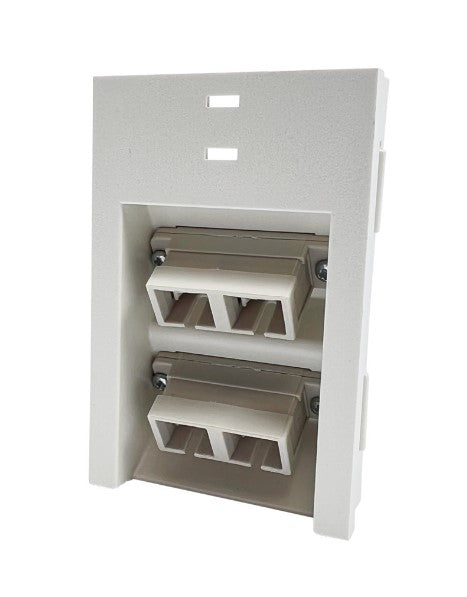 Legrand - Ortronics 60900084 | 2 Port Sc Duplex Insert 3U mm for Series II Faceplates Fog White Innie