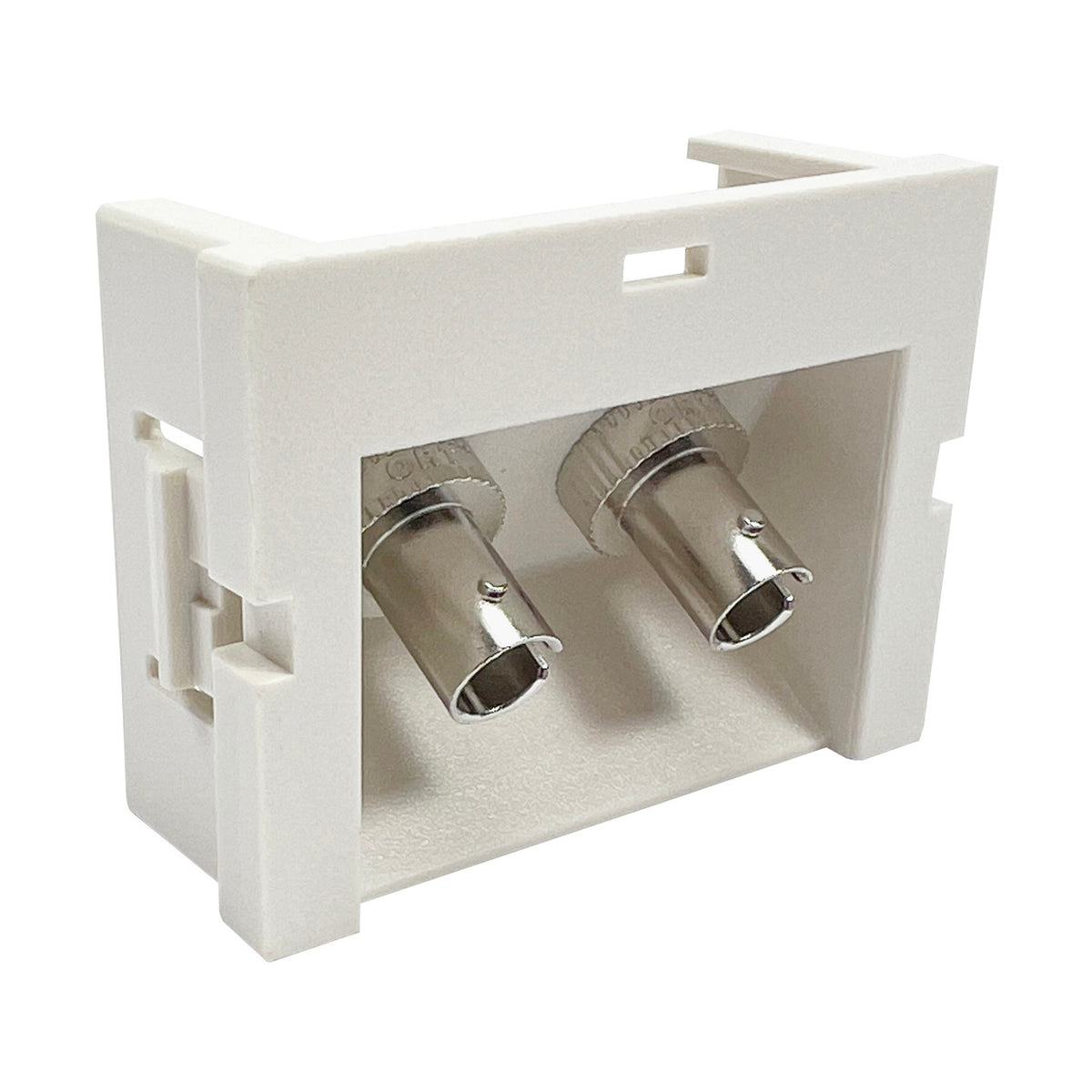 Legrand - Ortronics 60900183 | Series II, Module, Ceramic Sleeve, Singlemode, ST Connector, 1.5-Unit, Fog White