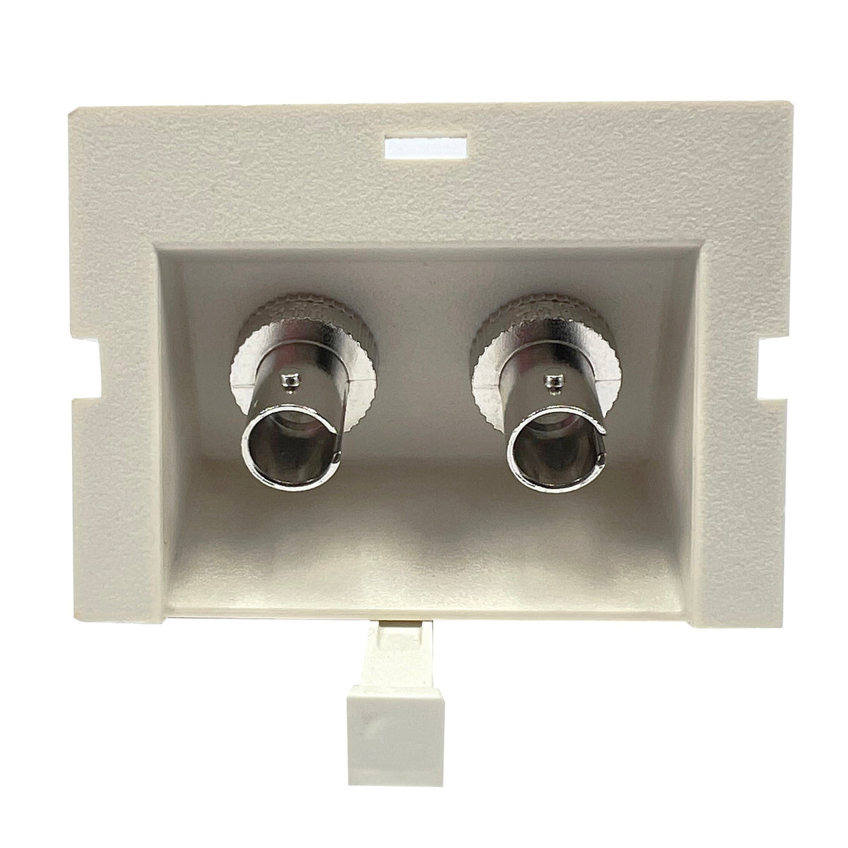 Legrand - Ortronics 60900183 | Series II, Module, Ceramic Sleeve, Singlemode, ST Connector, 1.5-Unit, Fog White