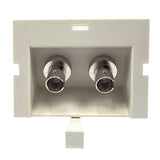 Legrand - Ortronics 60900183 | Series II, Module, Ceramic Sleeve, Singlemode, ST Connector, 1.5-Unit, Fog White