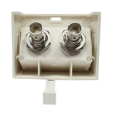Legrand - Ortronics 60900183 | Series II, Module, Ceramic Sleeve, Singlemode, ST Connector, 1.5-Unit, Fog White