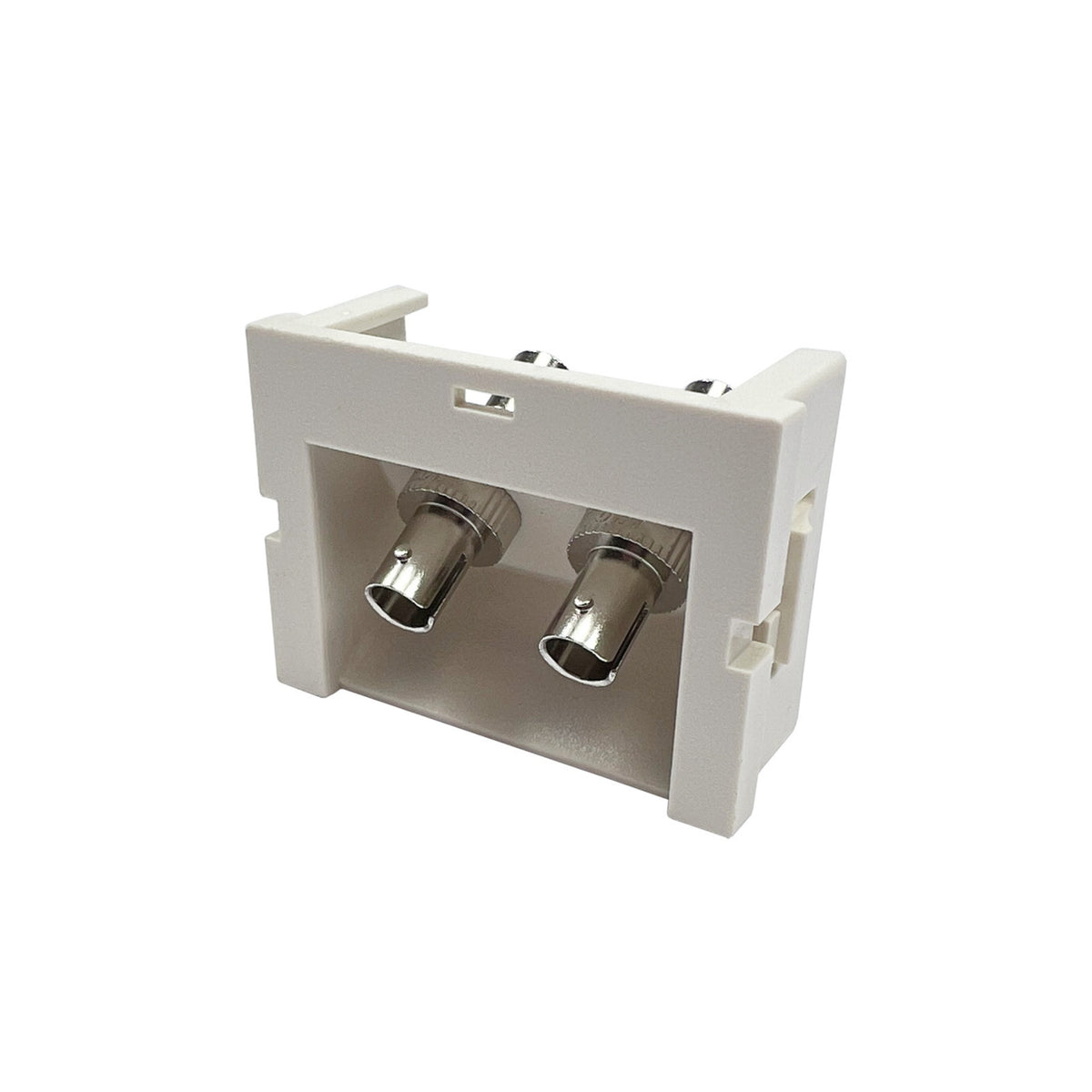 Legrand - Ortronics 60900183 | Series II, Module, Ceramic Sleeve, Singlemode, ST Connector, 1.5-Unit, Fog White