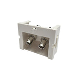 Legrand - Ortronics 60900183 | Series II, Module, Ceramic Sleeve, Singlemode, ST Connector, 1.5-Unit, Fog White