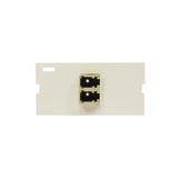 Legrand - Ortronics 60900346 | Series II, Adapter Module, Multimode, LC Connector, 1-Unit, Beige/Fog White