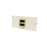 Legrand - Ortronics 60900346 | Series II, Adapter Module, Multimode, LC Connector, 1-Unit, Beige/Fog White