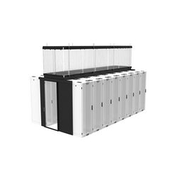 Ortronics CFVTA440CSA | Containment, Vert, 4'h X 40'l Aluminum, Cabinet Supported