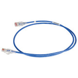 Ortronics EZRD615Q50-06 | EZ PATCH Cat 6, PVC, 28 AWG UTP, Stranded, RJ-45 to RJ-45, 8-Position, 4-Pair, Modular Patch Cord 15 ft., Blue