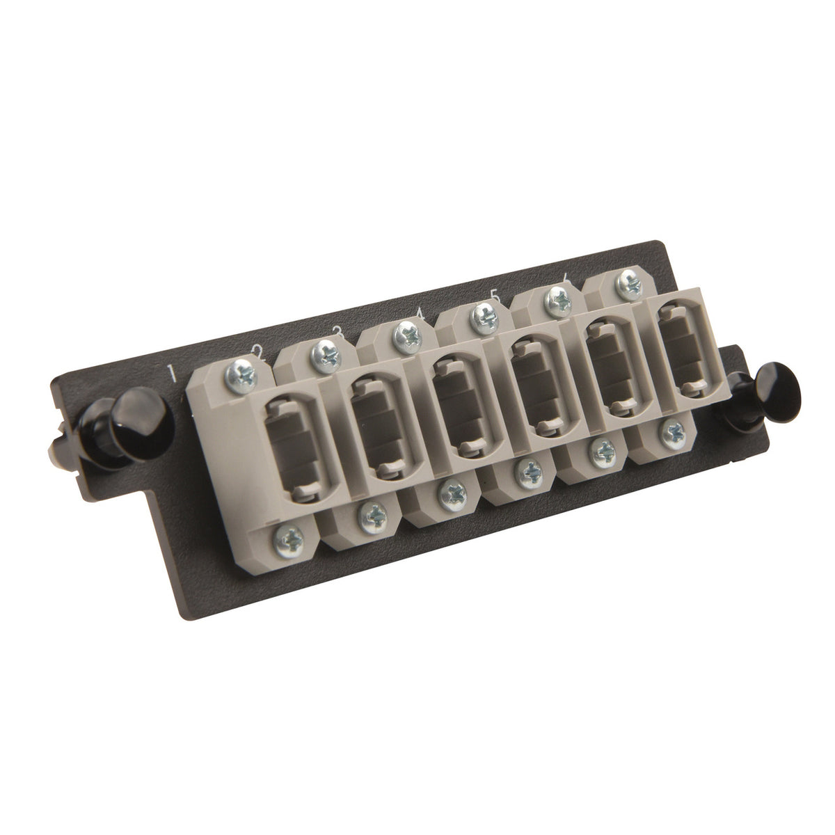 Legrand - Ortronics HDFP-MPA72ED | Infinium HDFP Mpo Adapter Panel, 6 Mpo, Gray