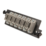 Legrand - Ortronics HDFP-MPA72ED | Infinium HDFP Mpo Adapter Panel, 6 Mpo, Gray