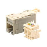 Legrand - Ortronics HDJ5E-78 | High Density Jack Cat5E Clarity, T568A/B8 Pos, Dark Gray 180 Degree