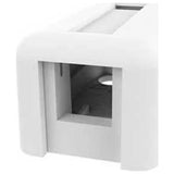 Ortronics KSSMB1-88 | TechChoice Series, Keystone Surface Mount Box, High Impact Thermoplastic, 1-Port, Cloud White, 2.5 H x 1.5 W x 1.22 D in.