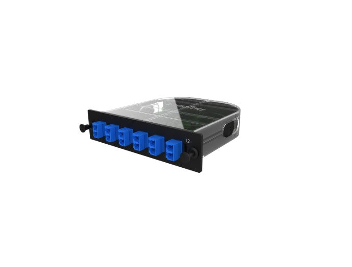 Ortronics M2LCD12-091A1S | Q-Series Splice Cassette 12 Single Fiber, LC Duplex, Single-Mode, Core Performance