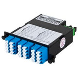 Ortronics M4LCQ24-09A1A2 | 24-Fiber OS2 M4 Cassette with 24 LC Quad Adapters to 2 MPO (M), Tier 1, Method A, Near End