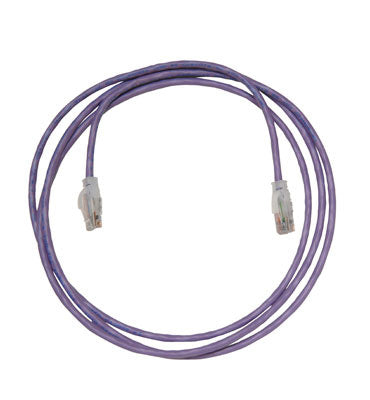 Legrand - Ortronics MC5E03-07 | Clarity 5E Premium Category 5E Modular Patch Cord, Purple, 3' Category 5E, Four-Pair UTP Stranded 24 AWG