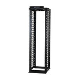 Ortronics MM20710-W | Mighty Mo 20 Channel Rack, Floor Mount, 45 RU, Tapped Rails, 86 H x 23.75 W x 10.5 in. D, White