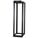 Ortronics MM20730FXD38-W | Mighty Mo 20, 4-Post Rack, 45 RU, 30 in. D Channel, 2000 lb. Load Capacity, White, 86 H x 23.75 W x 40 D in.