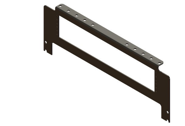 Legrand - Ortronics MM20CRB6H4PRU-B | MM20 Cable Runway Mounting Bracket - 6 In H For The Rear Of MM20 4-Post Racks, Black
