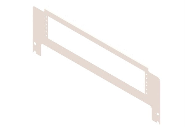 Legrand - Ortronics MM20CRB6H4PRU-W | MM20 Cable Runway Mounting Bracket - 6 In H For The Rear Of MM20 4-Post Racks, White