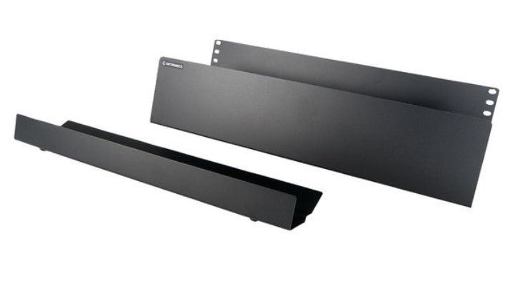 Legrand - Ortronics MM20CT4RU-B | MM20 Cable Trough - 8 In D X 4 In H - Requires 4 Bottom Rack Units Of MM20 Racks - Black