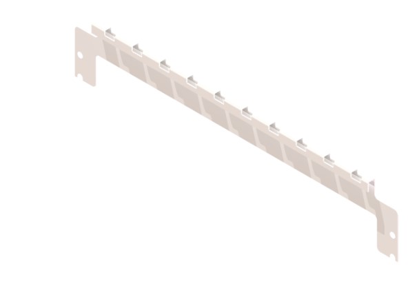 Legrand - Ortronics MM20CTB4PRU-W | MM20 Cable Tray Mounting Bracket - 2 In H For The Rear Of MM20 4-Post Racks, White