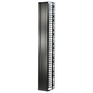 Ortronics MM20VMD810-W | Mighty Mo 20 series, Cable Manager, Vertical Mount, 51 RU, White, 89 H x 10.5 W x 15 D in.