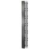 Ortronics MM20VMD810-W | Mighty Mo 20 series, Cable Manager, Vertical Mount, 51 RU, White, 89 H x 10.5 W x 15 D in.