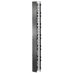 Ortronics MM20VMS710-W | Mighty Mo 20 series, Cable Manager, Vertical Mount, White, 77.25 H x 10 W x 13.62 D in.