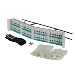 Ortronics PHA66U48-W | Clarity 6 Angled High Density 110 Patch Panel, 48-Port, White