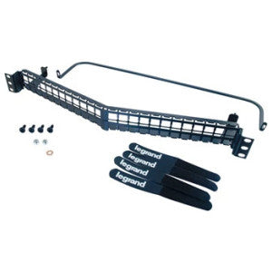 Ortronics PHAFMU48 | Infinium Series, Unloaded Angled Panel, Steel, Black, 1.69 H x 19 W x 8.04 in. D