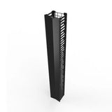 Ortronics QVMS710 | Q-Series Vertical Manager, ABS Plastic, 45 RU, Single-Side, Black, 7 ft. H x 10 W x 8.75 D in., Lightweight Plastic Assembly