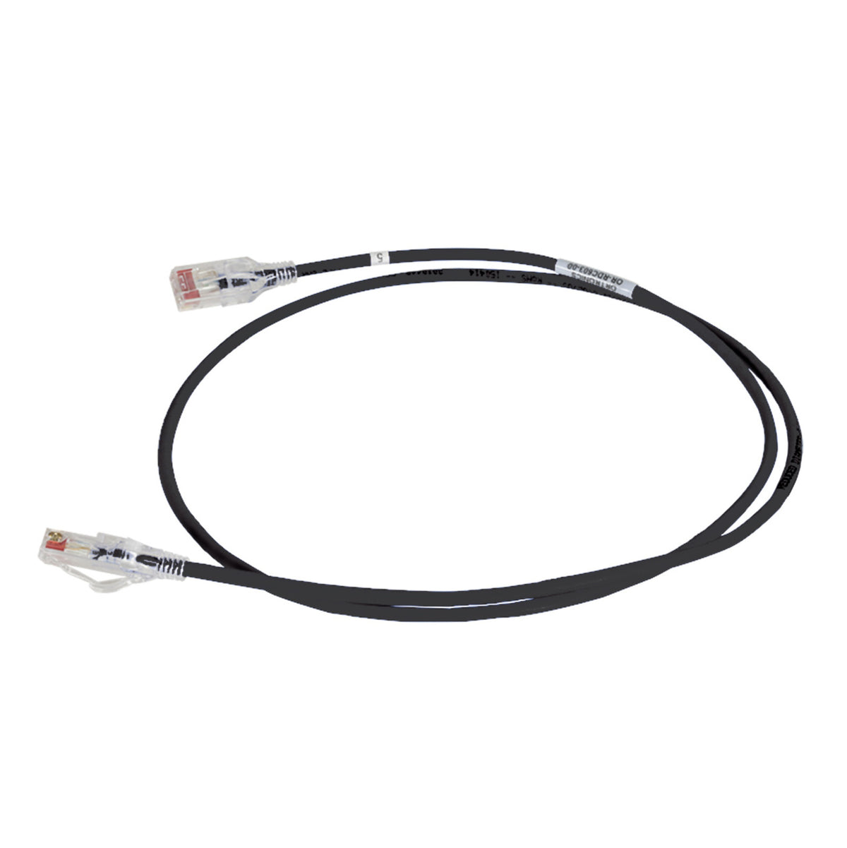 Legrand - Ortronics RDC603-00 | 28Awg Reduced Diameter Cat 6 Channel Cord, Black, 3'