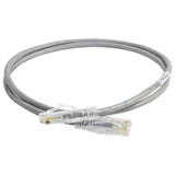 Ortronics RDC61003-08 | Cat 6A, PVC, 28 AWG UTP, Stranded, 4-Pair, RJ-45 to RJ-45, Channel Cord with Modular Plug 3 ft., Gray