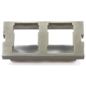Ortronics S22HDJ10 | High Density Jack, 2-Port, 1U, Fog White