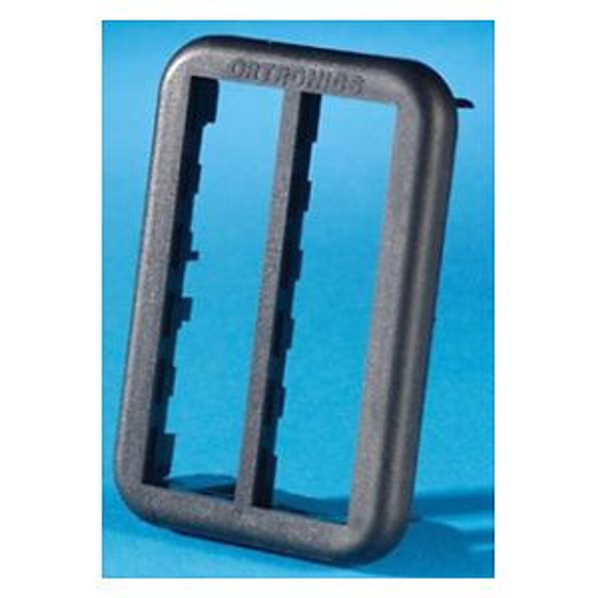 Legrand - Ortronics 40300575-00 | TracJack Low Profile Furniture Plate, Snap-In Mount, Black