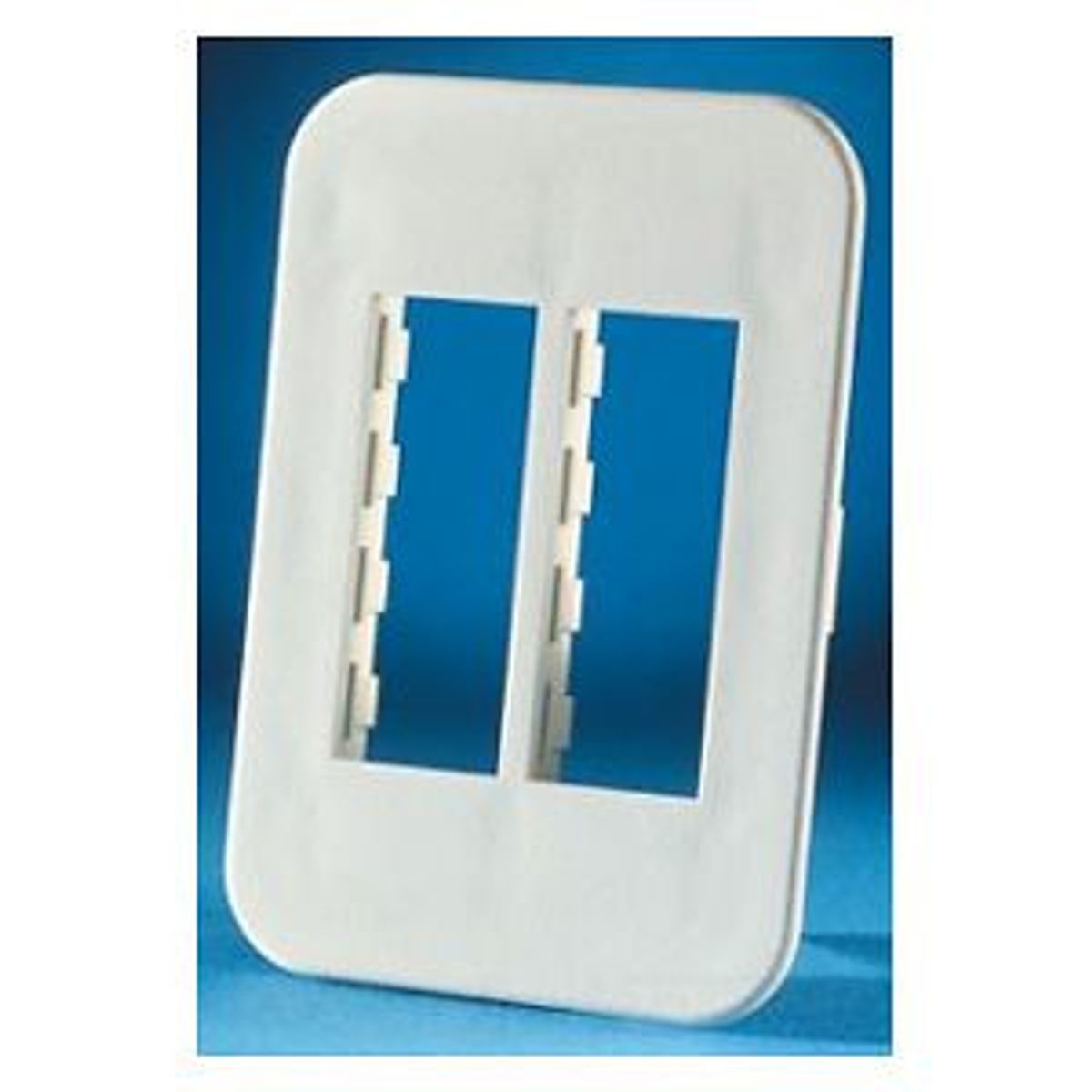 Legrand - Ortronics 40300577 | TracJack Low Profile Furniture Plate, Snap-In Mount, Fog White