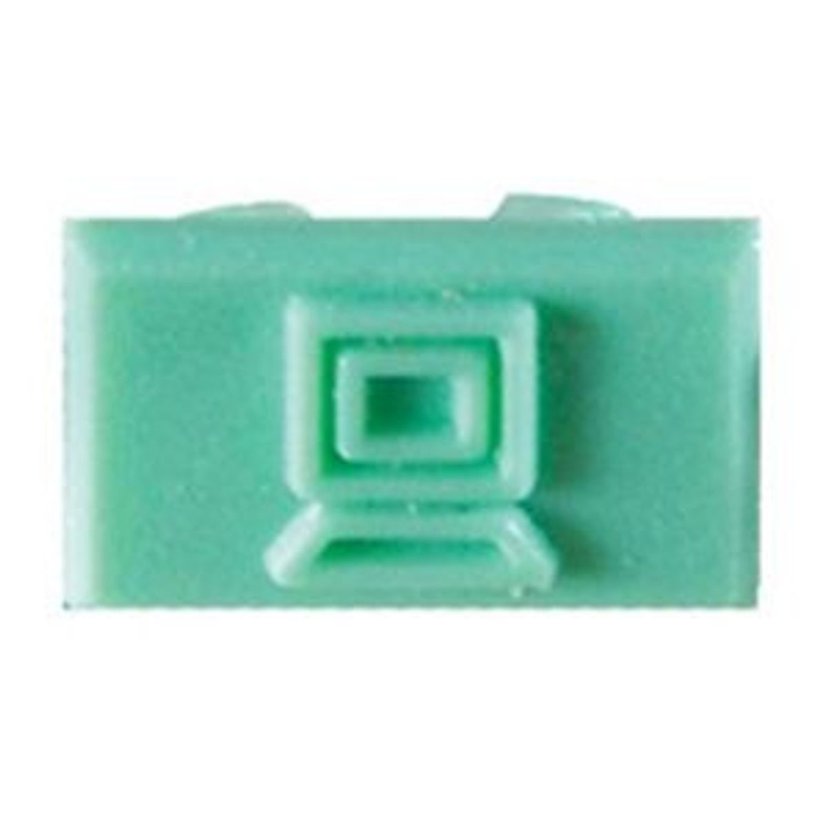 Legrand - Ortronics 40326200 | Colored Snap-In Data Icon, Light Blue