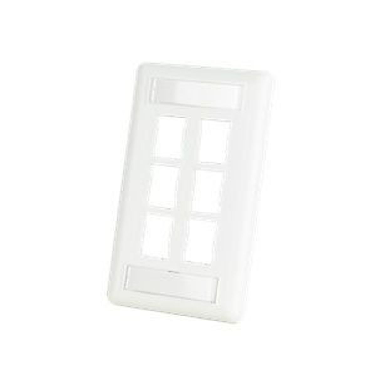 Legrand - Ortronics 403HDJ12 | HDJ Series Faceplate, Fog White