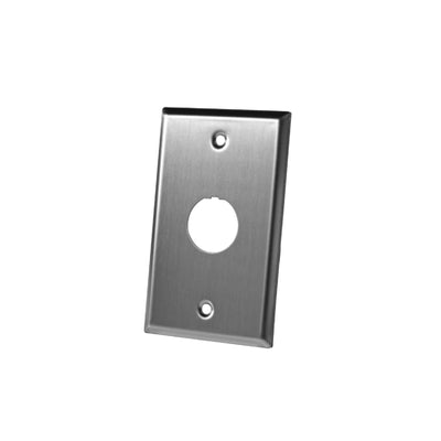 Legrand - Ortronics 403IPSS11 | Faceplate, Stainless Steel, 1 Port, 4.5 H x 2.75 W in., One Gang Bracket