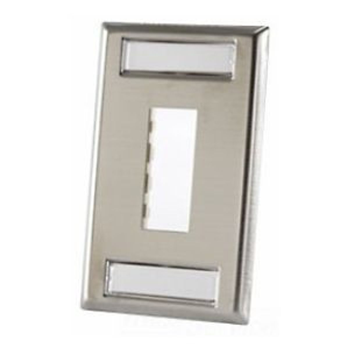 Legrand - Ortronics 403STJ12 | TracJack Faceplate, Stainless Steel, Flush Mount