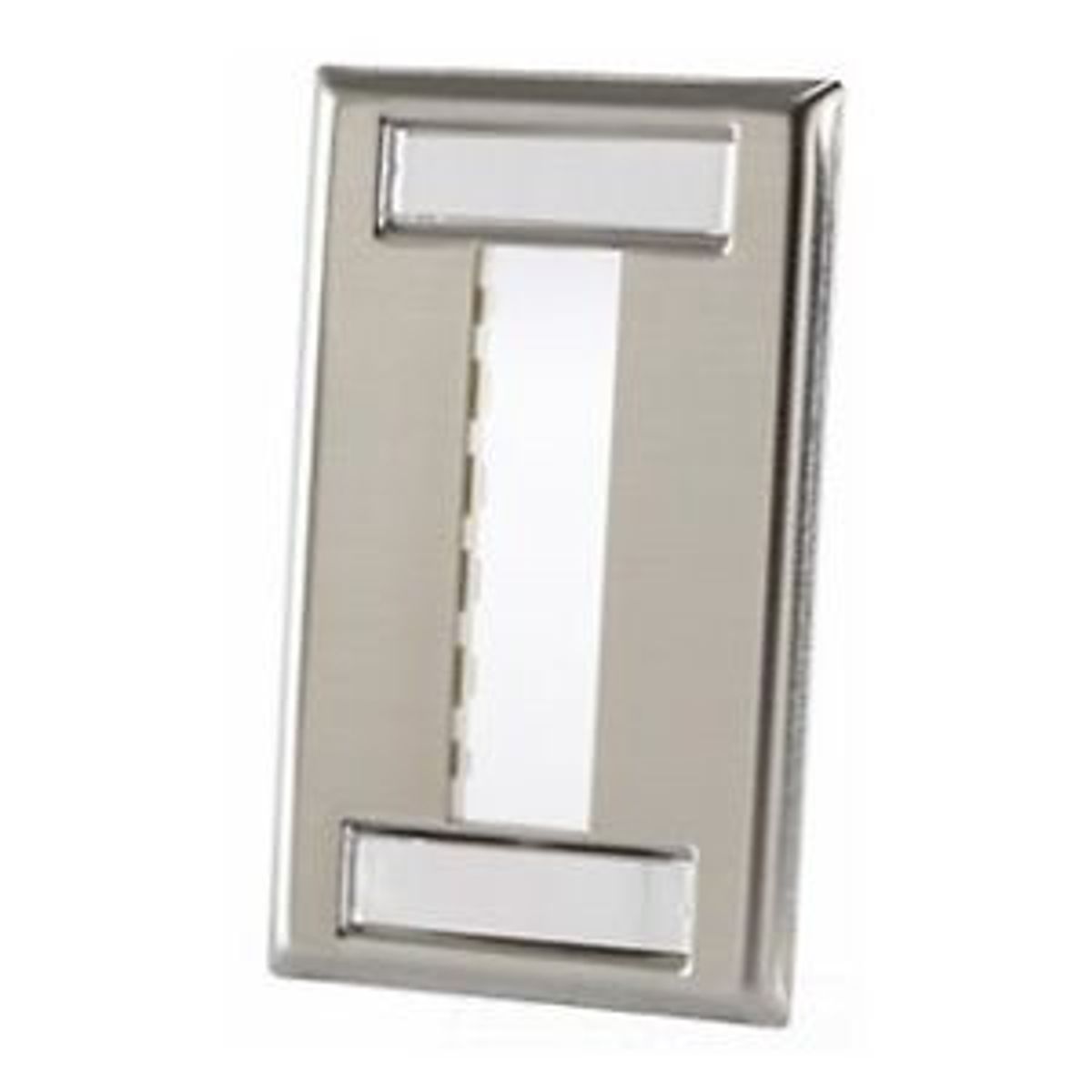Legrand - Ortronics 403STJ13 | TracJack Faceplate, Stainless Steel, 3-Port, Flush Mount