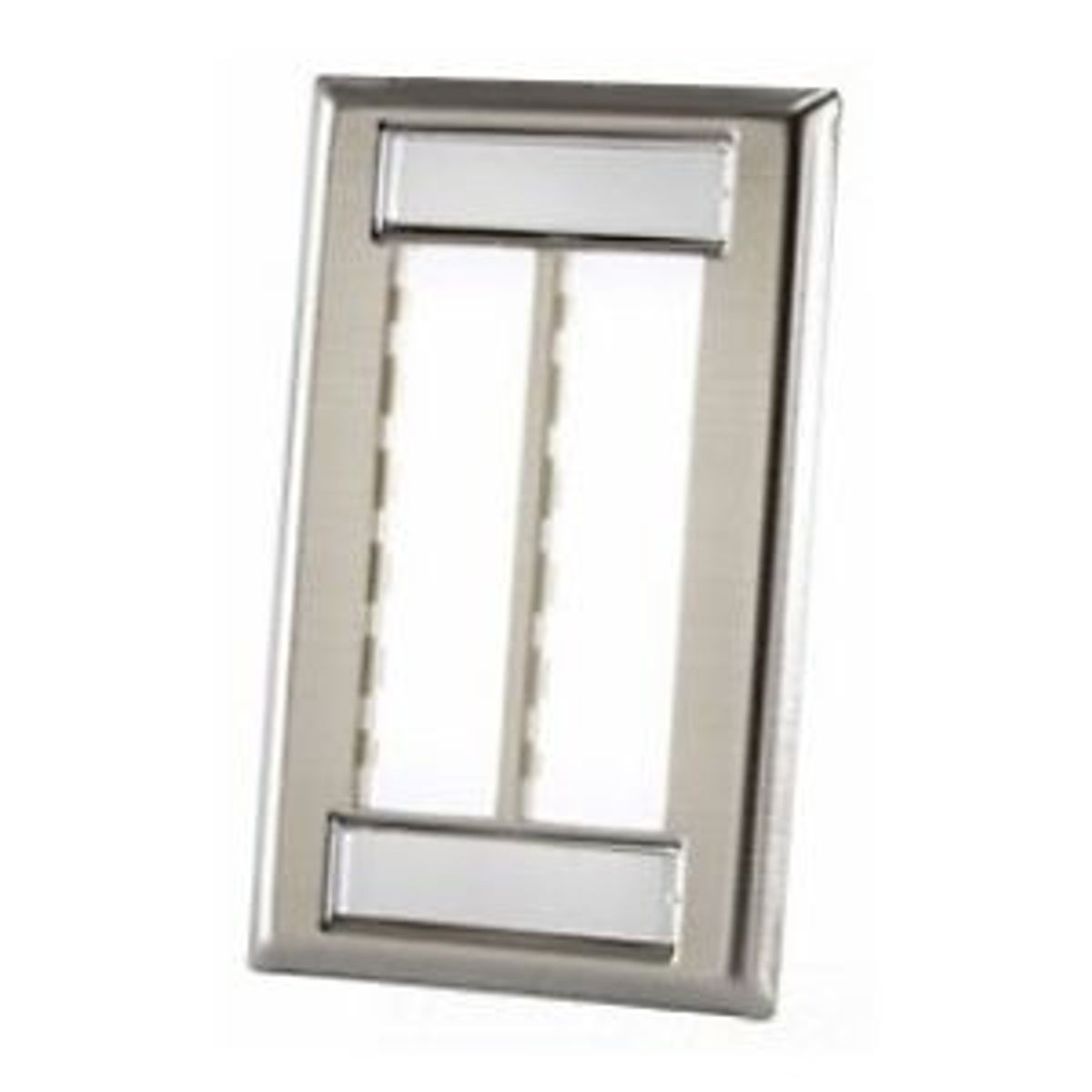 Legrand - Ortronics 403STJ16 | TracJack Faceplate, Stainless Steel, 6-Port, Flush Mount