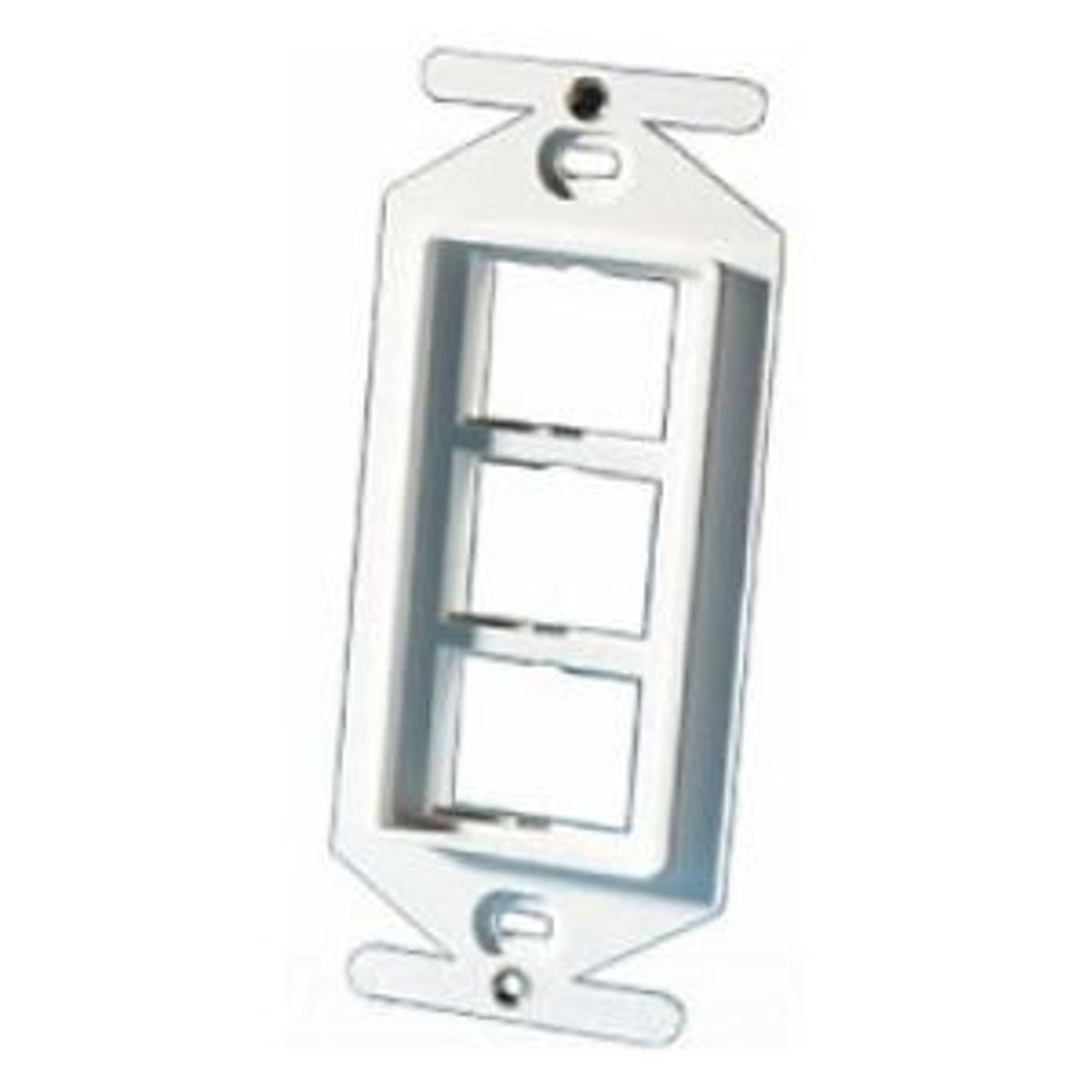 Legrand - Ortronics 41900017 | TracJack Stylistics Frame, Screw Mount, Fog White