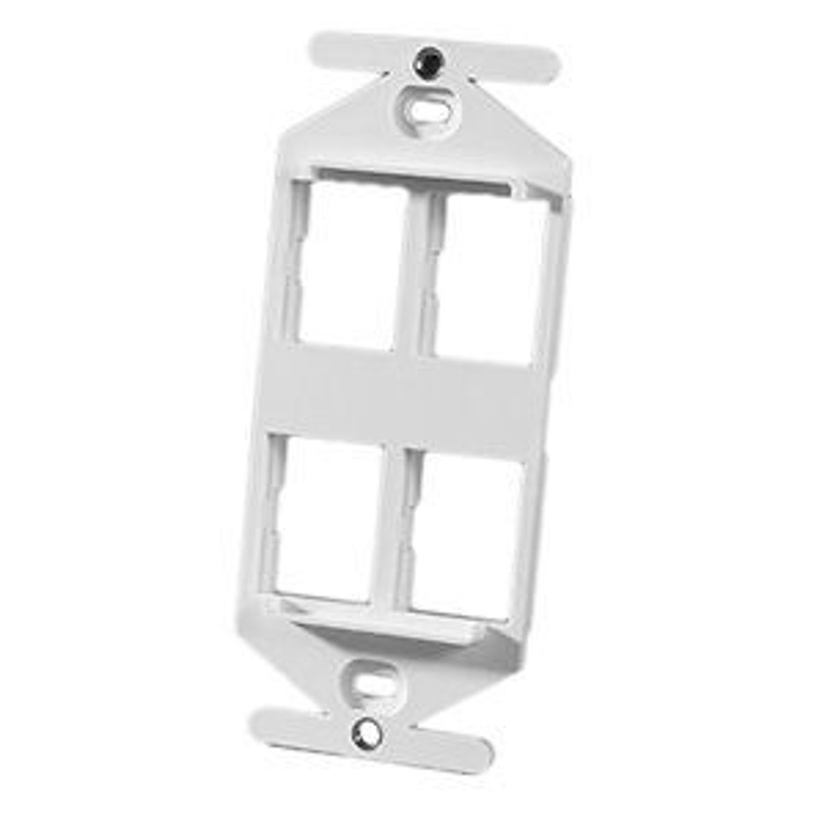 Legrand - Ortronics 41900018-88 | TracJack Stylistics Frame, 4-Port, White