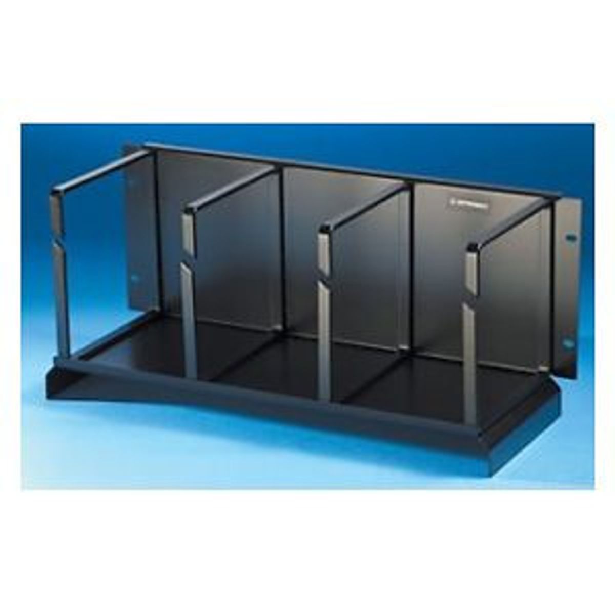 Legrand - Ortronics 60400054 | Bend Limiting Cable Management Panel with 7 H x 7 in. D-Rings & Waterfall, Horizontal, Black, 4 RU