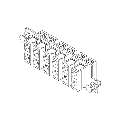 Legrand - Ortronics 61500938 | Panel Assembly, High Density, SCAPC Connector, Duplex
