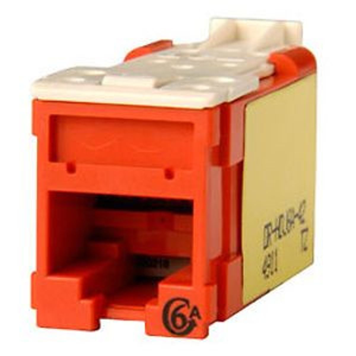 Legrand - Ortronics HDJ6A-42 | Clarity Cat 6a High Density Jack T568A/B, Red