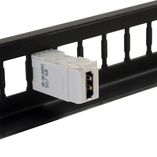 Legrand - Ortronics HDJHDMI | HDJ, High Density Jack Coupler, Thermoplastic , Fog White, 1-Port