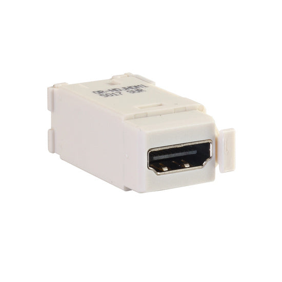 Legrand - Ortronics HDJHDMI | HDJ, High Density Jack Coupler, Thermoplastic , Fog White, 1-Port