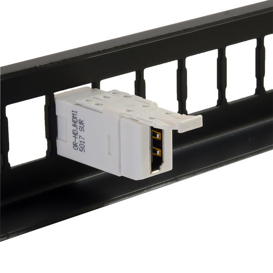 Legrand - Ortronics HDJHDMI | HDJ, High Density Jack Coupler, Thermoplastic , Fog White, 1-Port