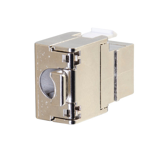Legrand - Ortronics KSFTP625 | Techchoice/Keystone Series, Jack, Cat 6, 1-Port, Shielded, Rear Loading, Silver, 0.63 H x 0.55 W x 1.56 in. D